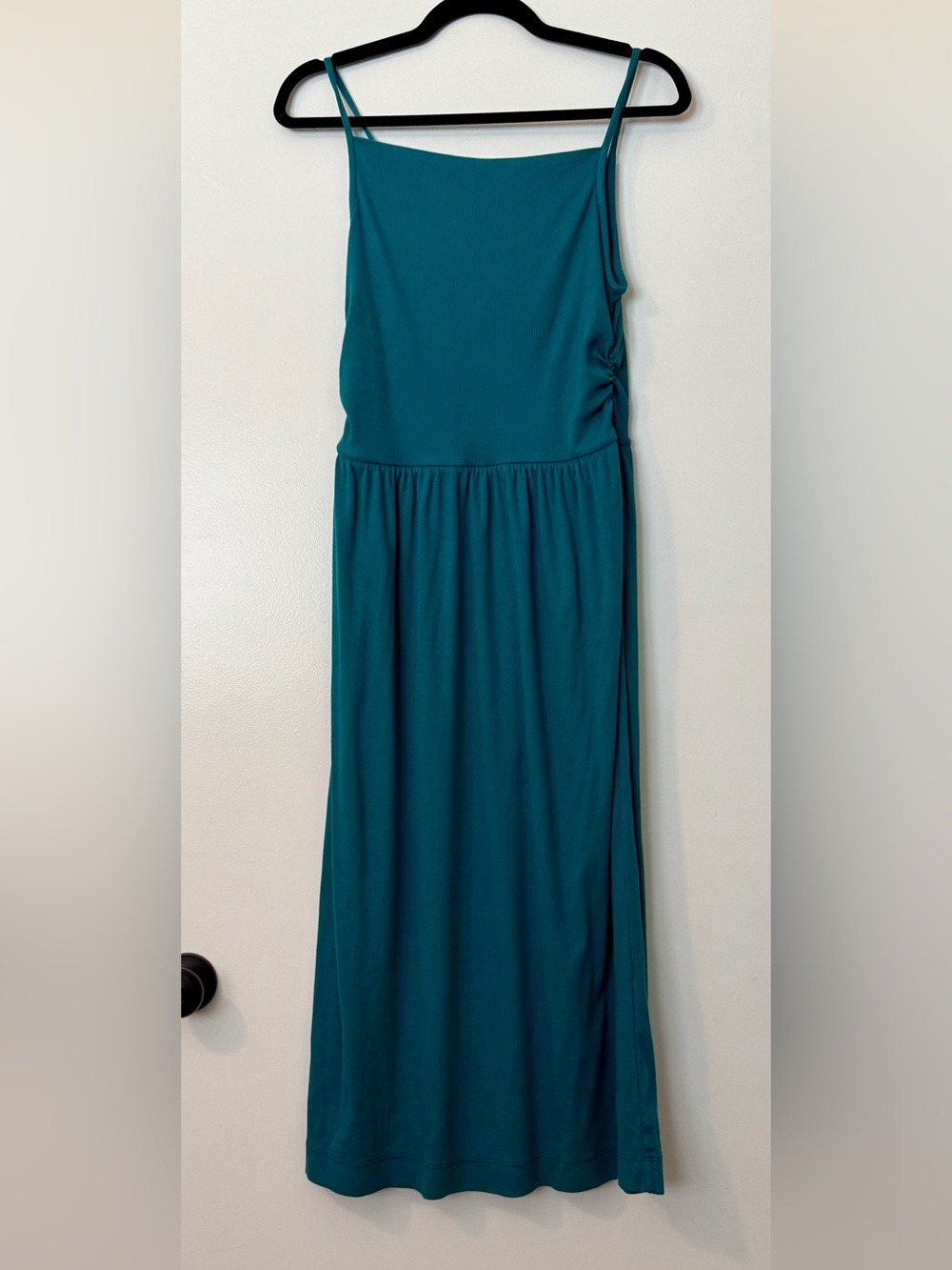 Michael Stars Teal Spaghetti-Strap Maxi Dress